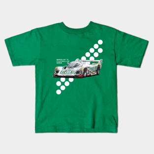 Retro Le Mans 24 Hours T-Shirt - Tic Tac 962 Group C Design Kids T-Shirt